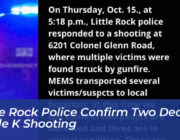 little rock police confirm two dead in circle k shooting DnWT