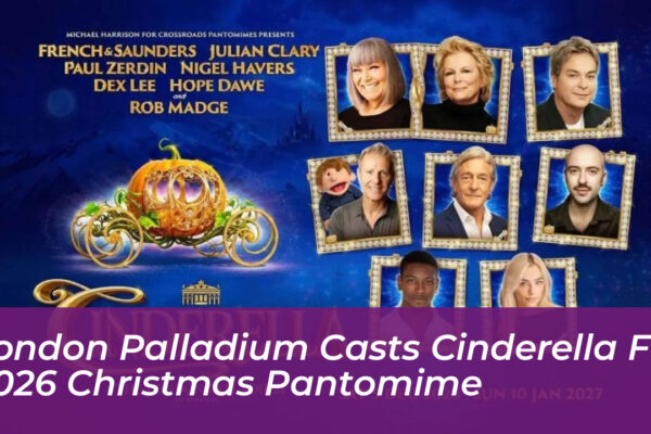 london palladium casts cinderella for 2026 christmas pantomime gDn4
