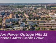 london power outage hits 32 postcodes after cable fault Uas1