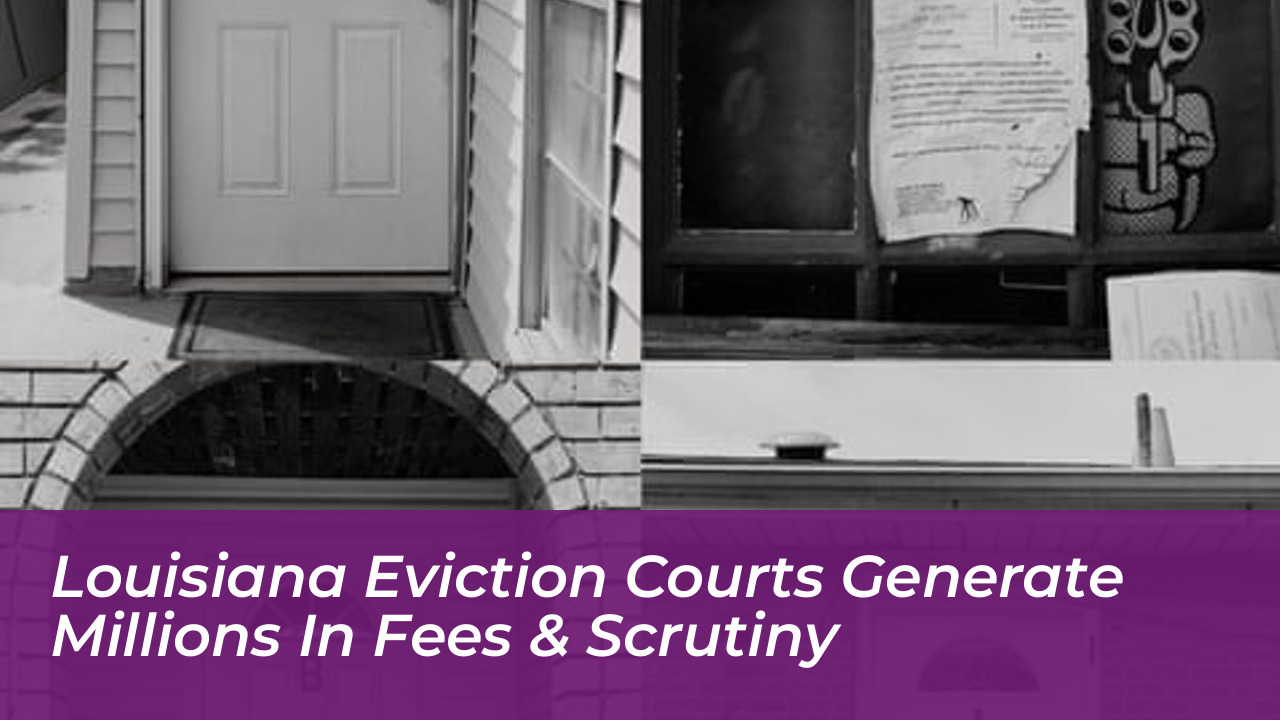 louisiana eviction courts generate millions in fees scrutiny 3aKP