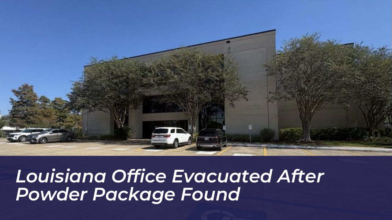 louisiana office evacuated after powder package found 6aVk
