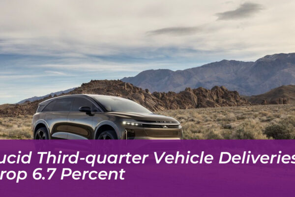 lucid third quarter vehicle deliveries drop 6 7 percent or0d