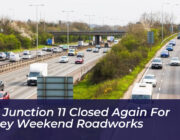 m25 junction 11 closed again for surrey weekend roadworks 8WQa