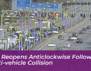 m25 reopens anticlockwise following multi vehicle collision Nvl9