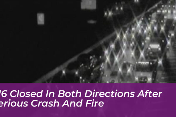 m6 closed in both directions after serious crash and fire TmTK