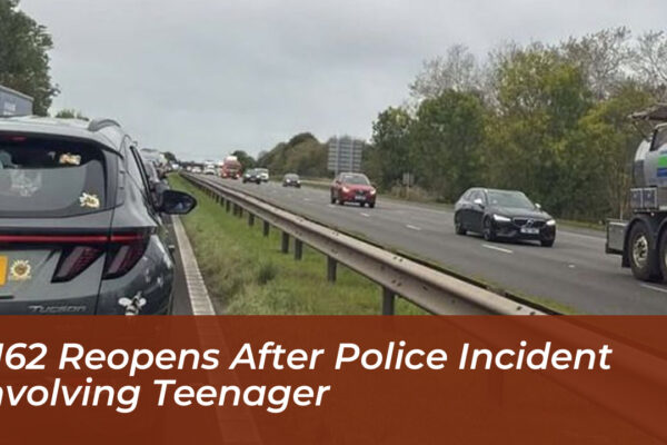 m62 reopens after police incident involving teenager MmEg