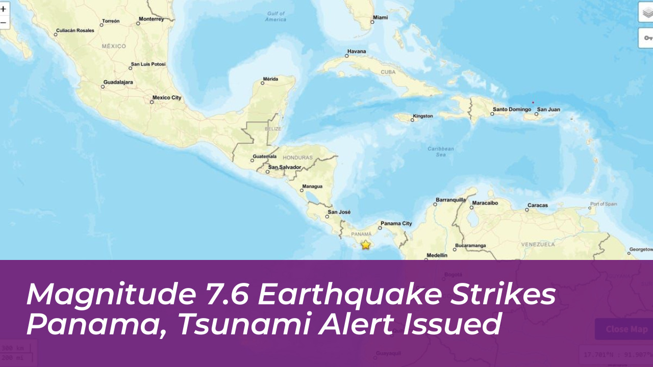 magnitude 7 6 earthquake strikes panama tsunami alert issued dsUO