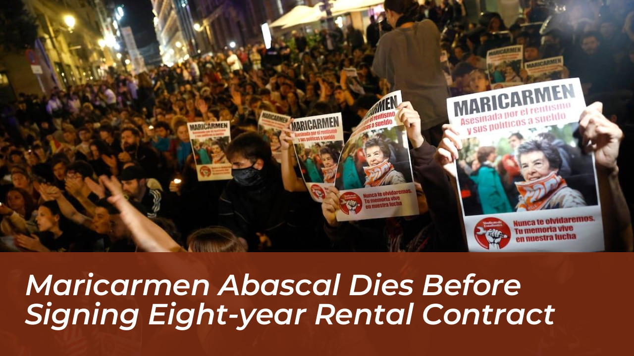 maricarmen abascal dies before signing eight year rental contract JLwg