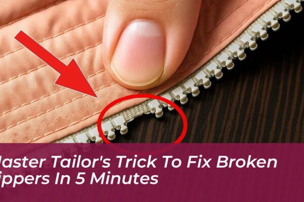 master tailors trick to fix broken zippers in 5 minutes W7t4
