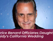 maurice benard officiates daughter cassidys california wedding uENy