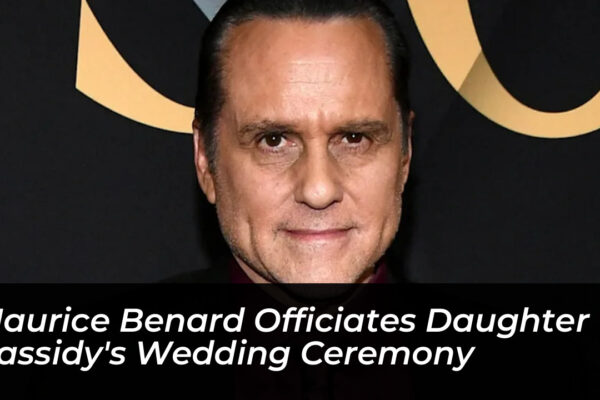 maurice benard officiates daughter cassidys wedding ceremony T9Xy
