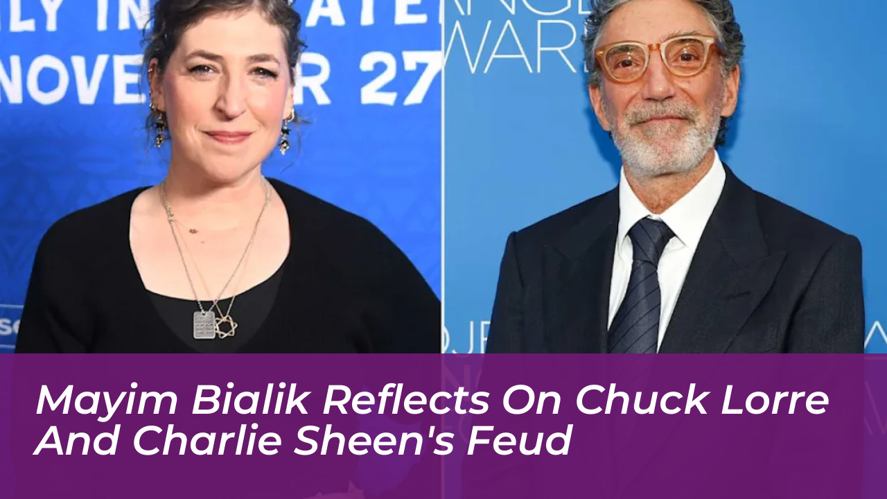mayim bialik reflects on chuck lorre and charlie sheens feud p60r