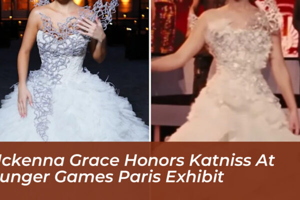 mckenna grace honors katniss at hunger games paris exhibit 4qpG