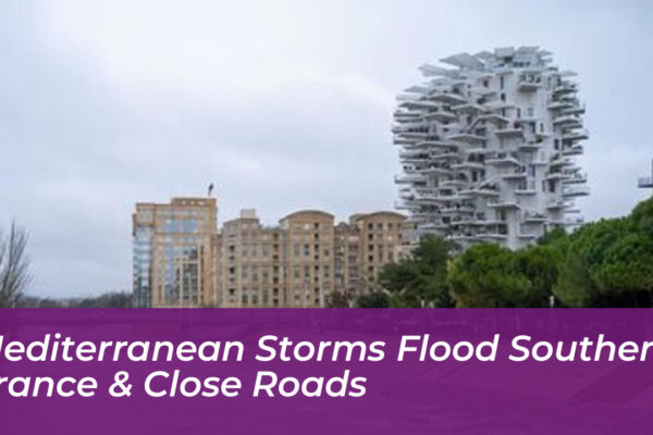 mediterranean storms flood southern france close roads uHLg