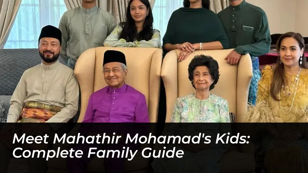 meet mahathir mohamads kids complete family guide 7VjO