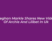 meghan markle shares new video of archie and lilibet in uk jdE5