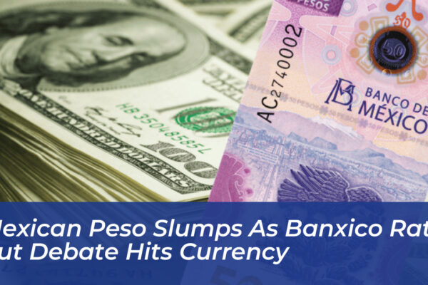 mexican peso slumps as banxico rate cut debate hits currency 5Q5h