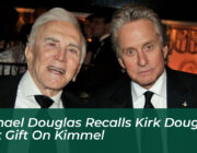 michael douglas recalls kirk douglas 10k gift on kimmel k57W