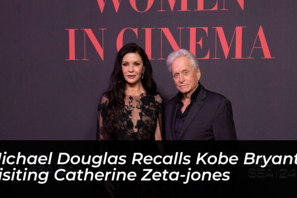 michael douglas recalls kobe bryant visiting catherine zeta jones UQRT