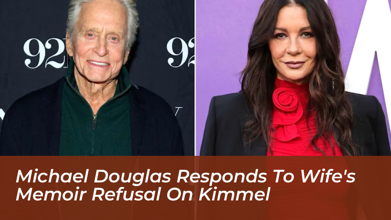michael douglas responds to wifes memoir refusal on kimmel RRth