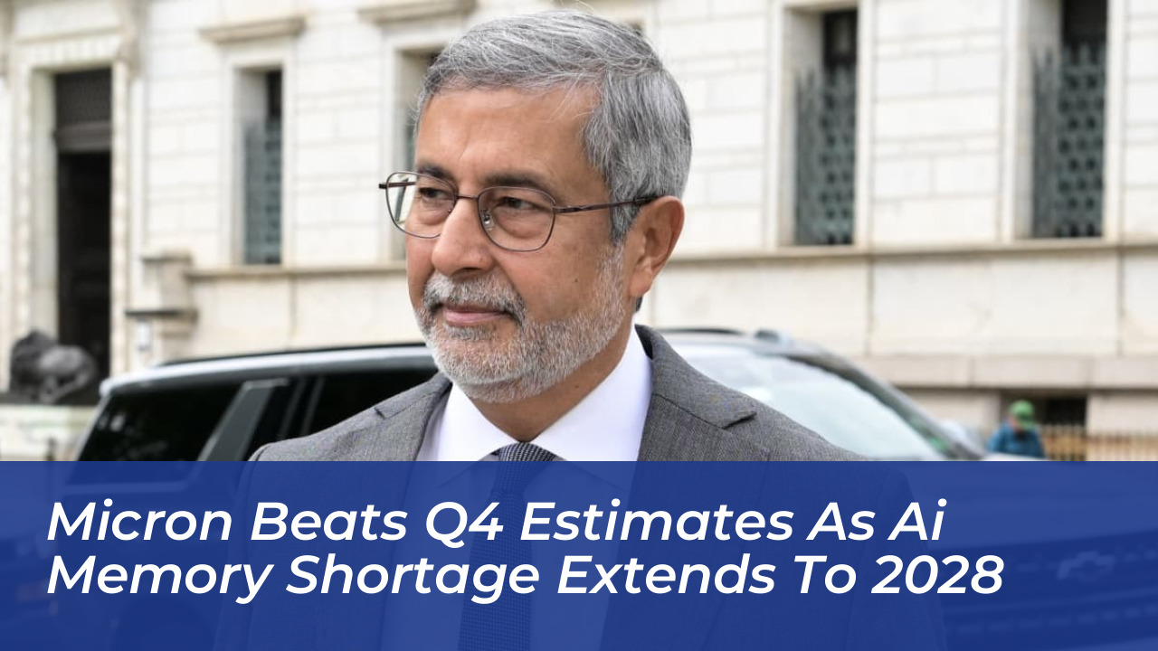 micron beats q4 estimates as ai memory shortage extends to 2028 u4in