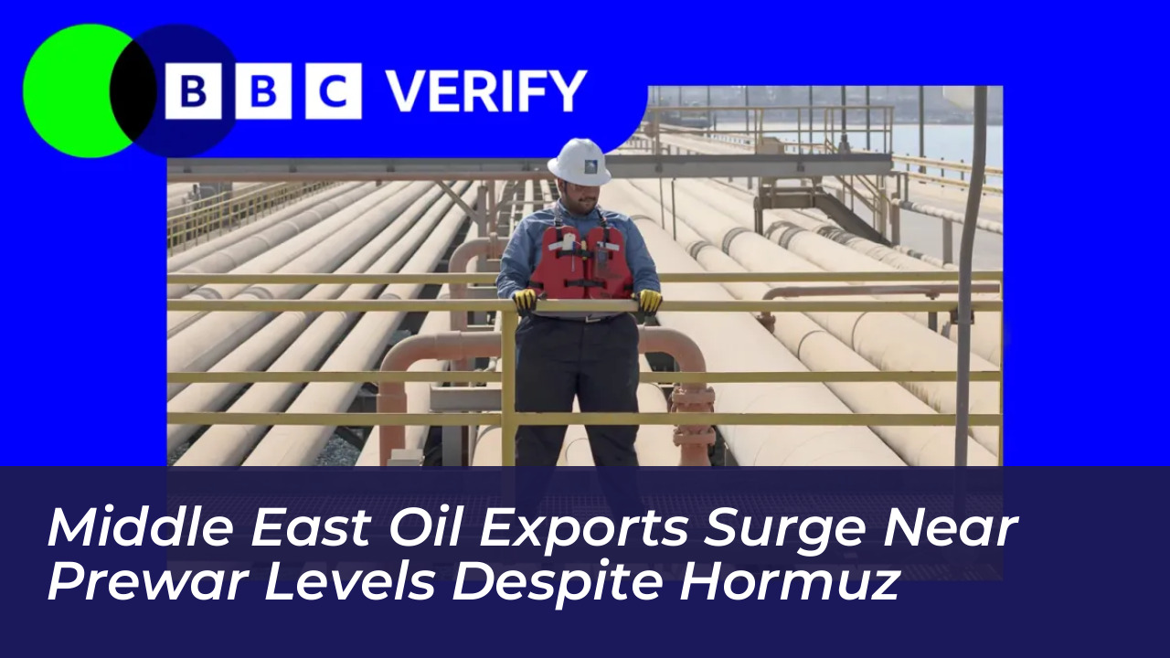 middle east oil exports surge near prewar levels despite hormuz VKCs