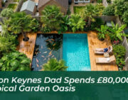 milton keynes dad spends 80000 on tropical garden oasis PYyQ