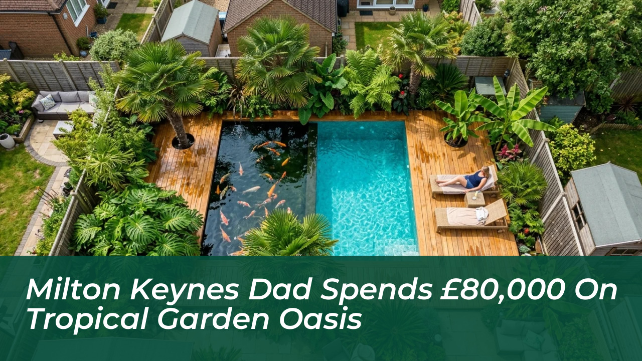milton keynes dad spends 80000 on tropical garden oasis PYyQ