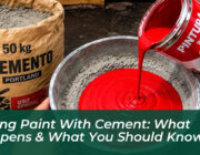 mixing paint with cement what happens what you should know aADC
