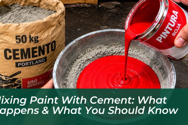 mixing paint with cement what happens what you should know aADC