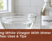 mixing white vinegar with water for clothes uses tips AwYM