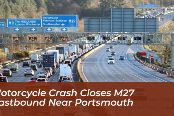 motorcycle crash closes m27 eastbound near portsmouth ncRf