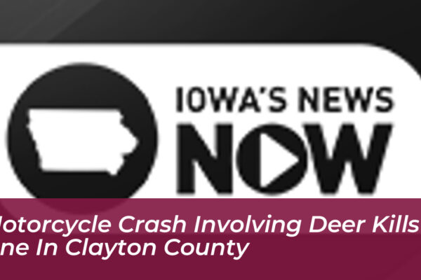 motorcycle crash involving deer kills one in clayton county xMky