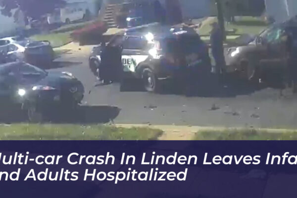 multi car crash in linden leaves infant and adults hospitalized 2uW5