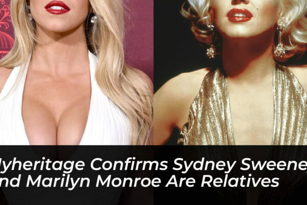 myheritage confirms sydney sweeney and marilyn monroe are relatives 3Sri