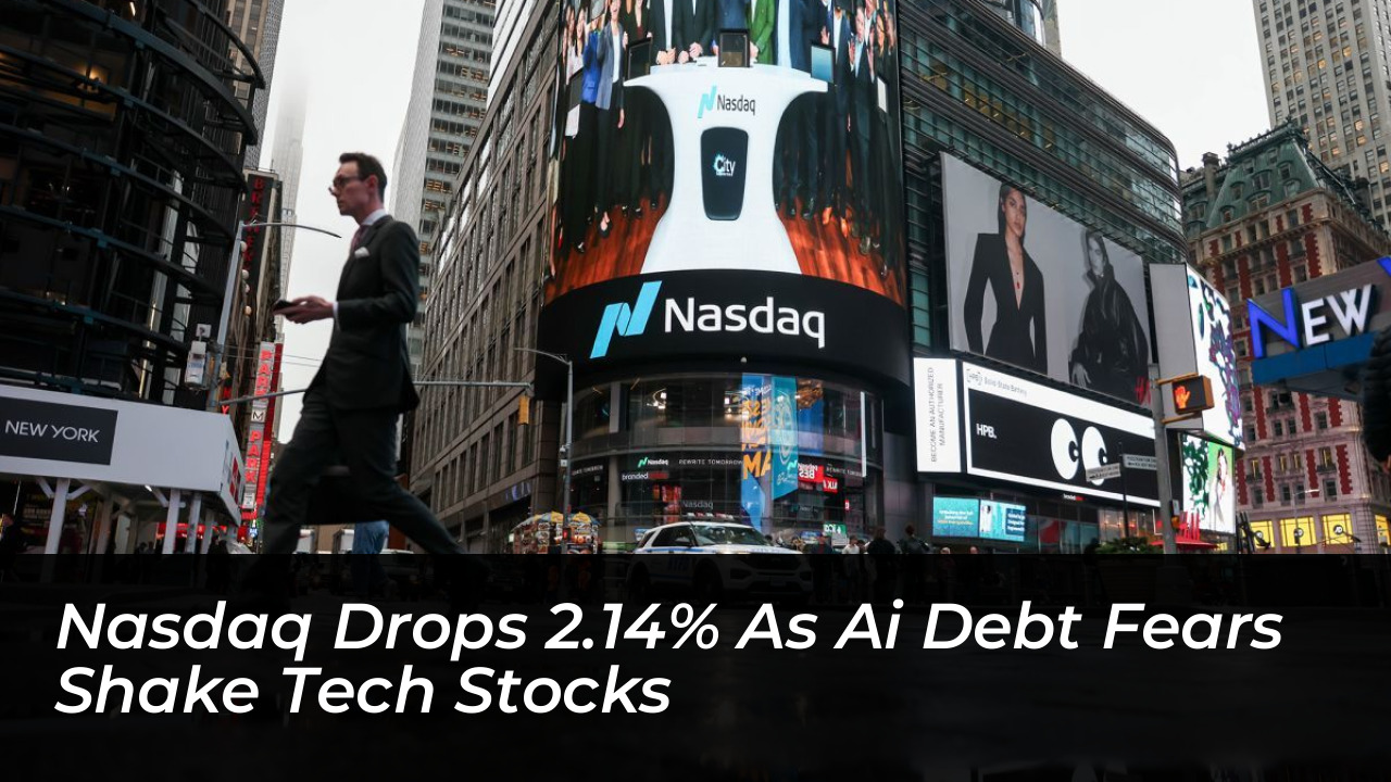 nasdaq drops 2 14 as ai debt fears shake tech stocks itwj