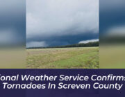 national weather service confirms two tornadoes in screven county ZJKa