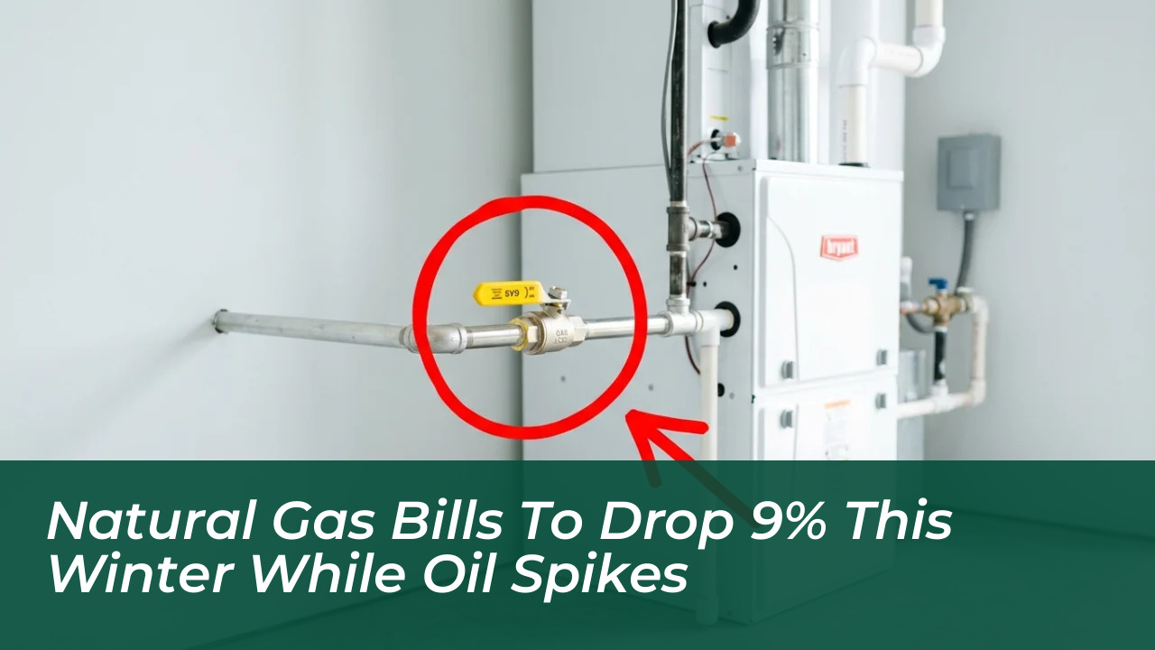 natural gas bills to drop 9 this winter while oil spikes FMlb