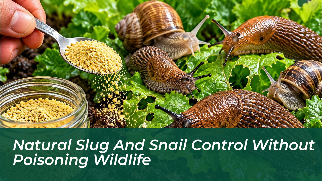 natural slug and snail control without poisoning wildlife paWQ