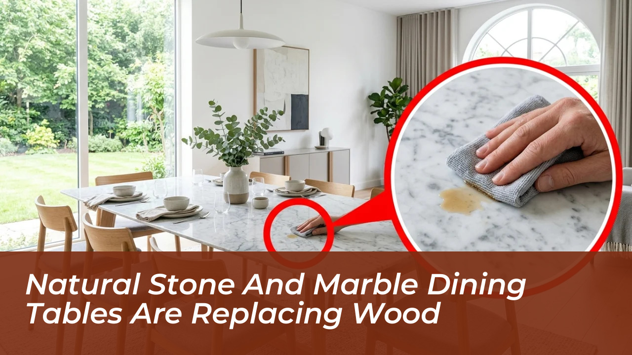 natural stone and marble dining tables are replacing wood sRfn