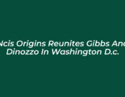 ncis origins reunites gibbs and dinozzo in washington d c NtDL
