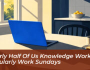 nearly half of us knowledge workers regularly work sundays aHGx