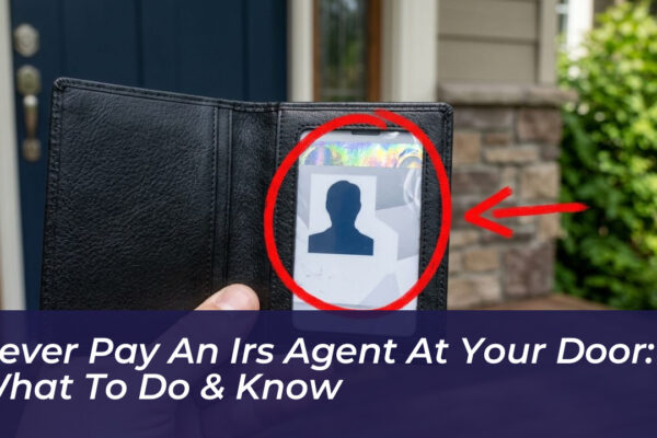 never pay an irs agent at your door what to do know ddld