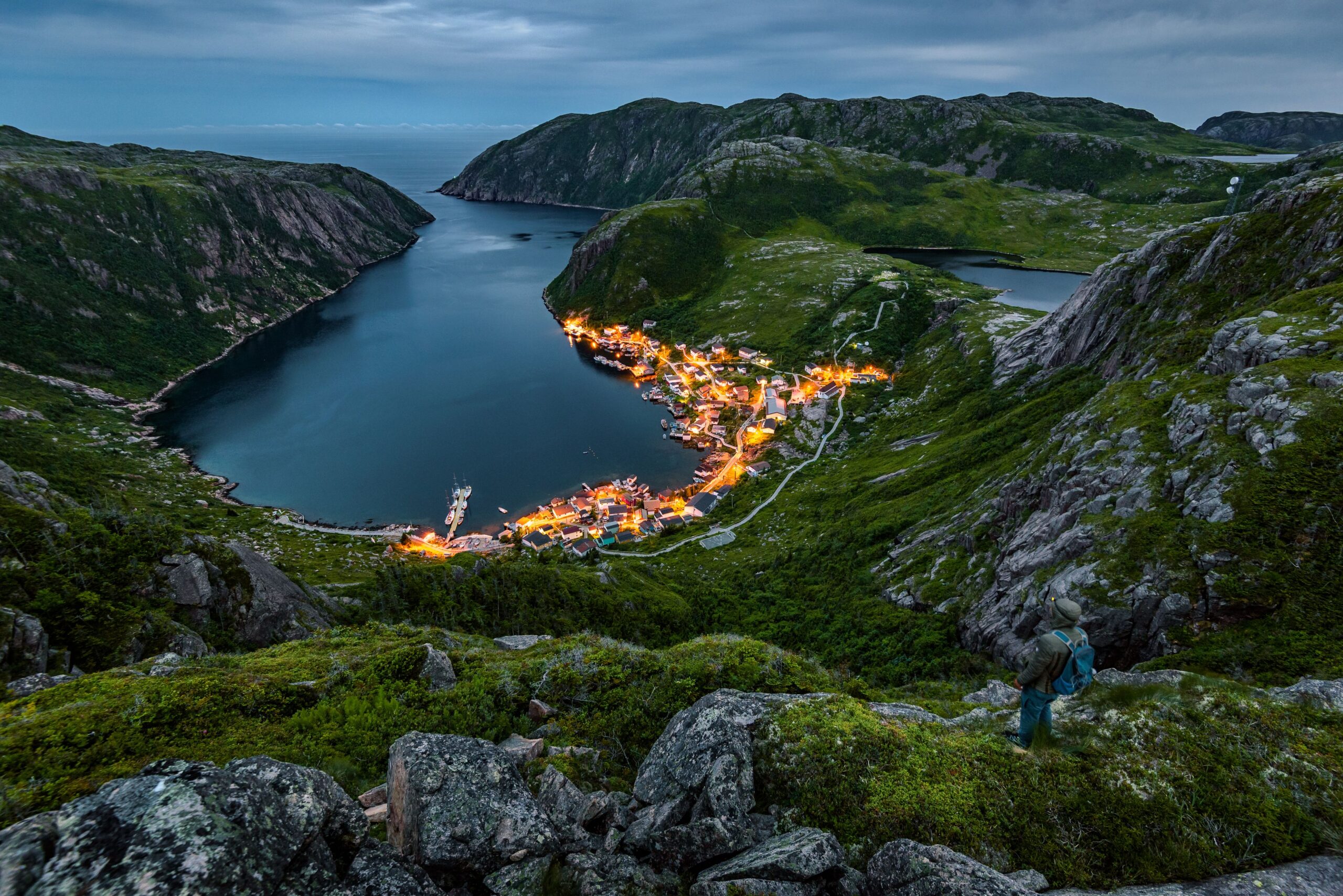 Newfoundland Coastal Fishing Village Fog Ocean Horror
