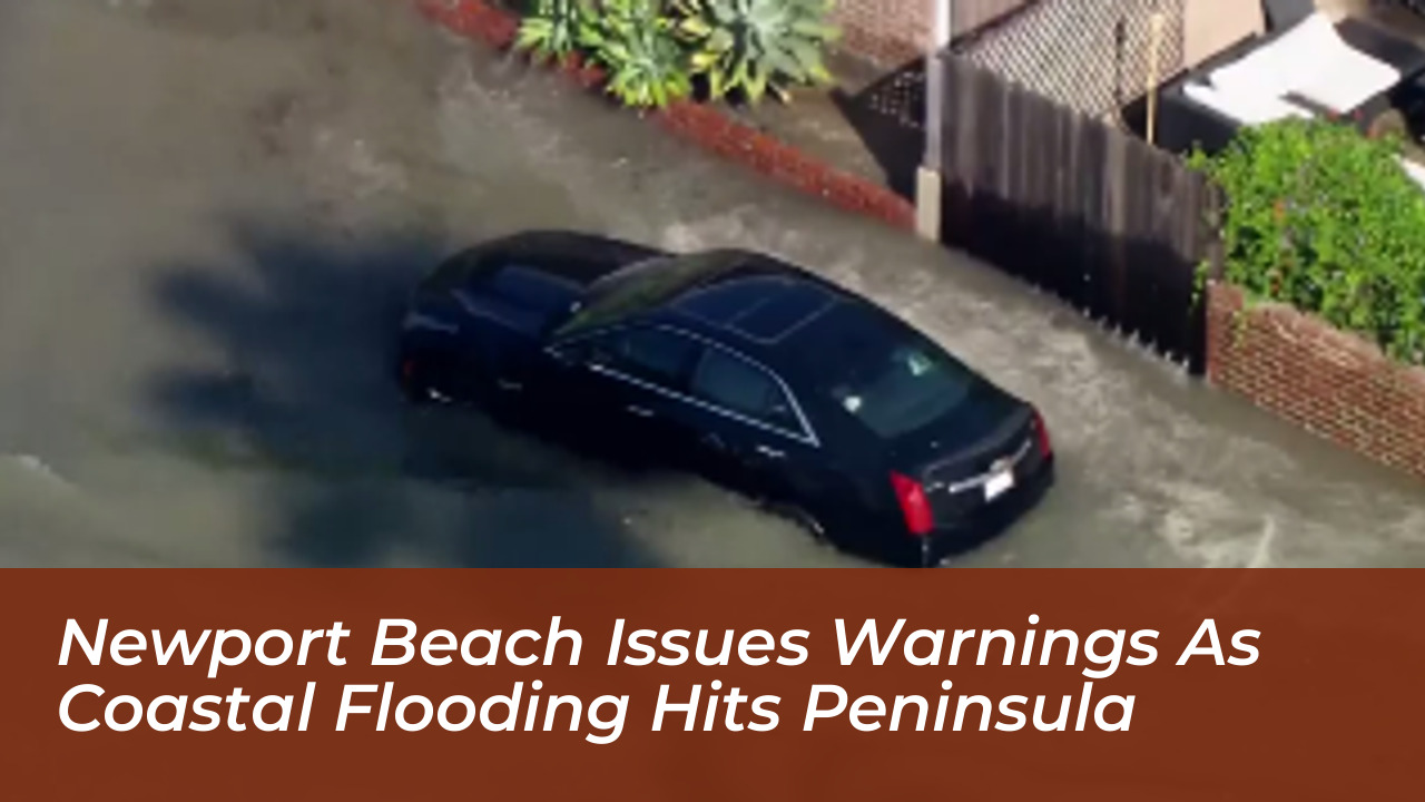 newport beach issues warnings as coastal flooding hits peninsula oWPI