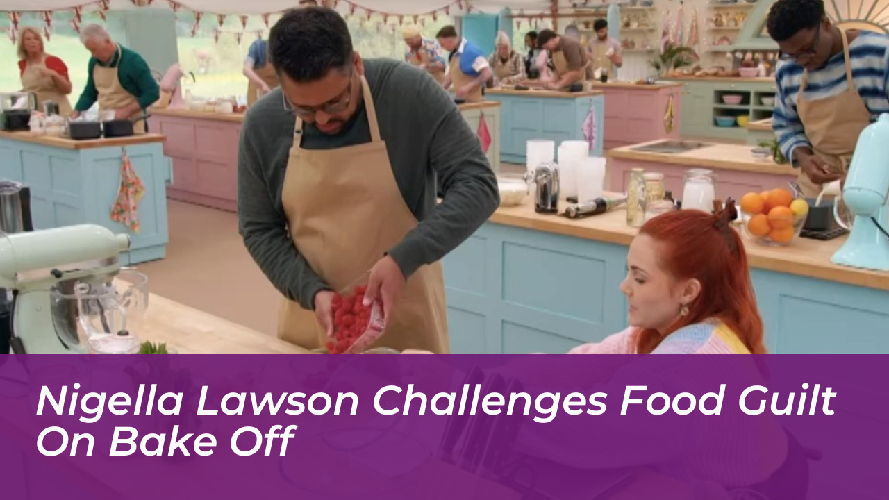 nigella lawson challenges food guilt on bake off cgRE