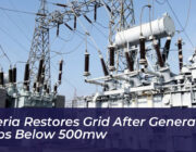 nigeria restores grid after generation drops below 500mw DY23