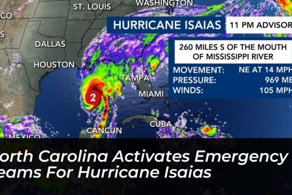 north carolina activates emergency teams for hurricane isaias Gv3h