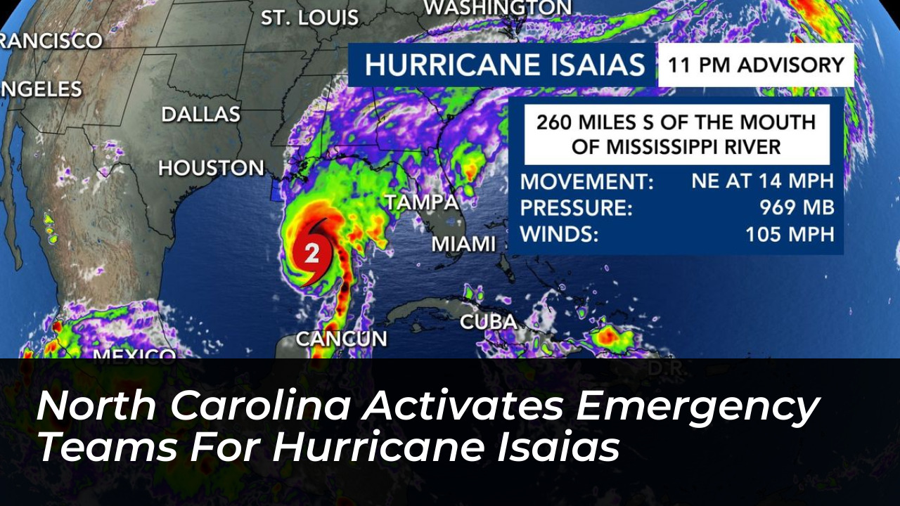 north carolina activates emergency teams for hurricane isaias Gv3h