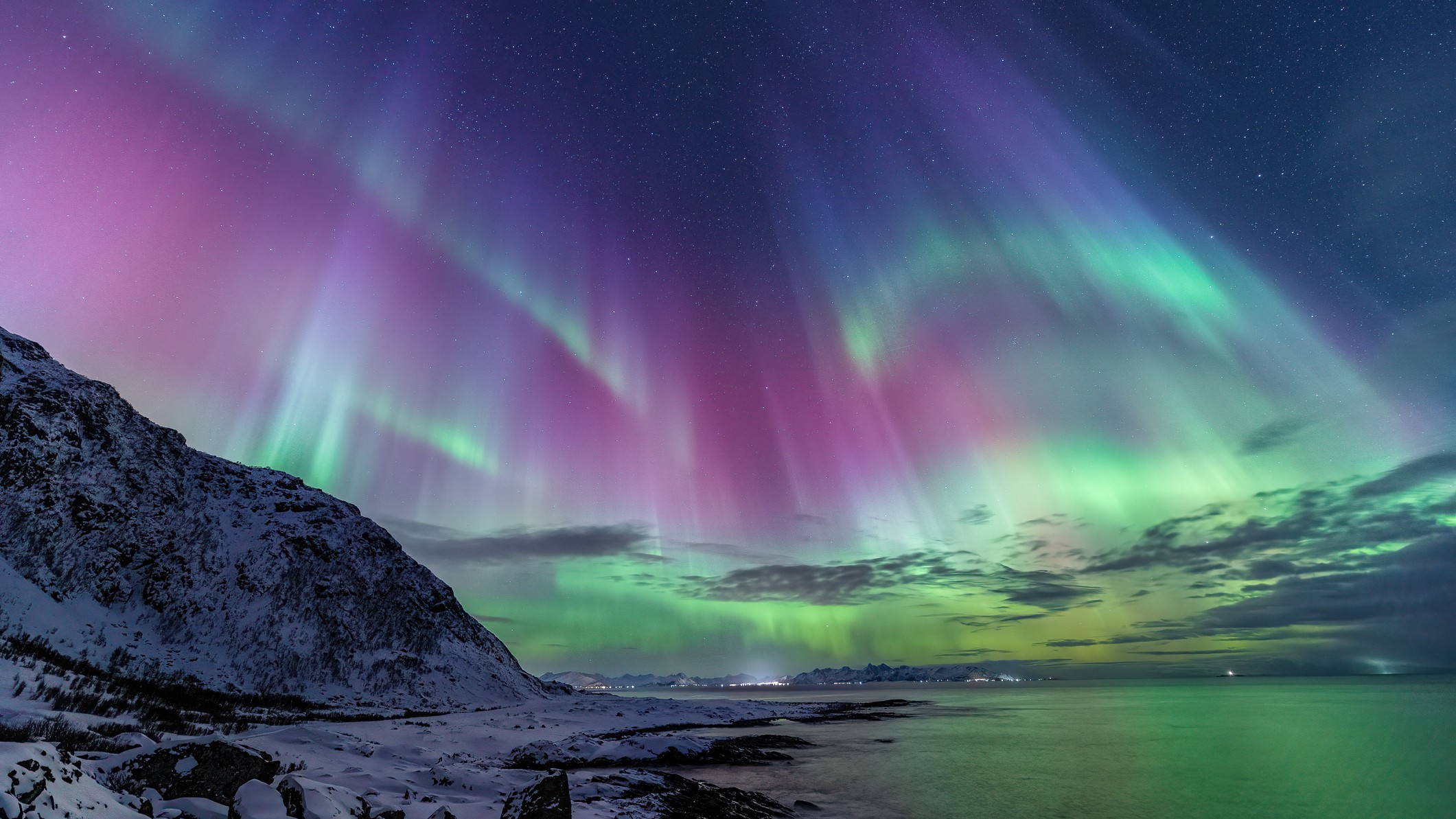 Northern Lights Aurora Borealis Night Sky